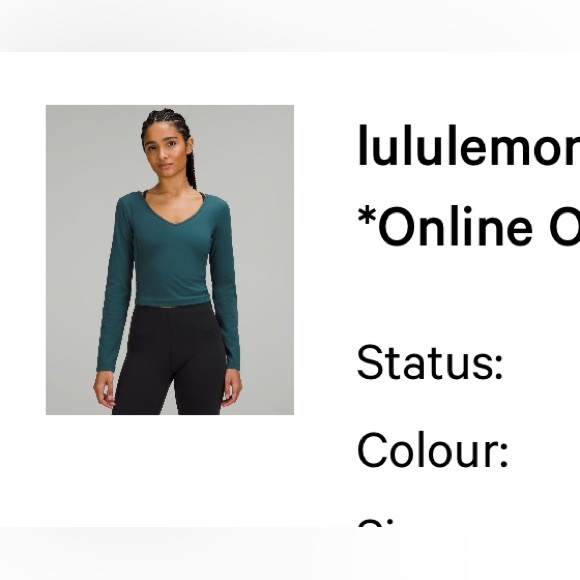 Lululemon Align Long sleeve shirt - Picture 2 of 2